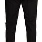 Elegant Black Skinny Dress Trousers