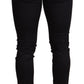 Elegant Slim Fit Dark Blue Denim Jeans