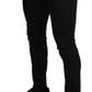 Elegant Slim Fit Dark Blue Denim Jeans