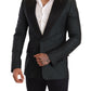 Elegant Patterned Slim Fit Blazer Jacket