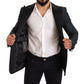 Elegant Patterned Slim Fit Blazer Jacket