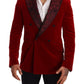 Elegant Double Breasted Floral Blazer