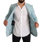 Elegant Light Blue Linen Blazer