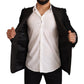 Elegant Slim Fit Black Blazer Jacket
