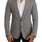 Elegant Slim Fit Gray Blazer