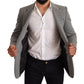 Elegant Slim Fit Gray Blazer