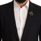 Elegant Slim Fit Embroidered Blazer