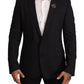Elegant Slim Fit Embroidered Blazer