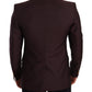 Elegant Purple Slim Fit Blazer