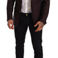 Elegant Purple Slim Fit Blazer