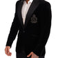 Elegant Slim Fit Sicilia Blazer with Embroidery