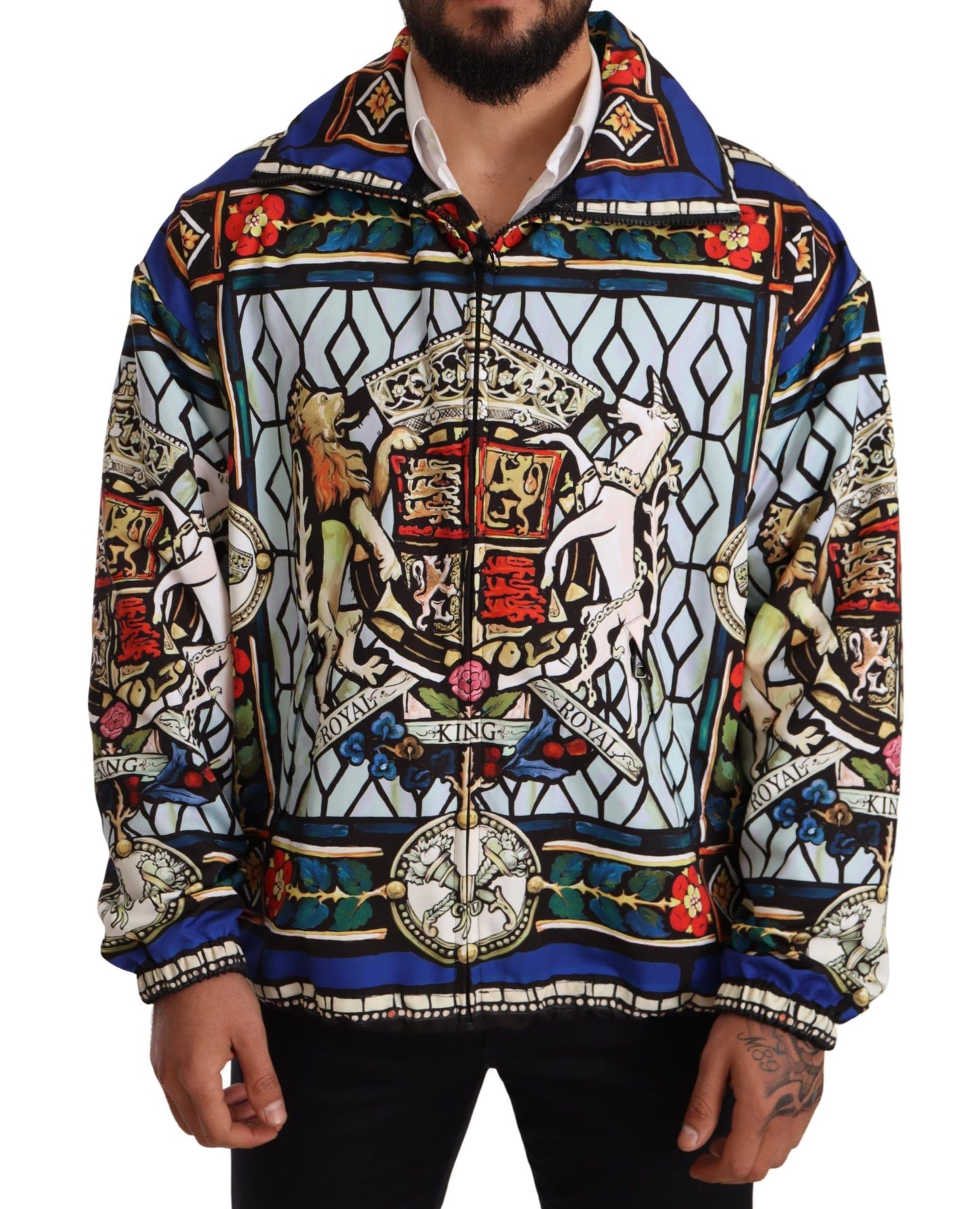 Regal Print Windbreaker Jacket