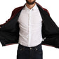 Elegant Dark Red Bomber Jacket