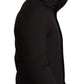 Elegant Lightweight Black Windbreaker Jacket