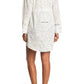 Elegant Puzzle Patterned Long Sleeve Dress