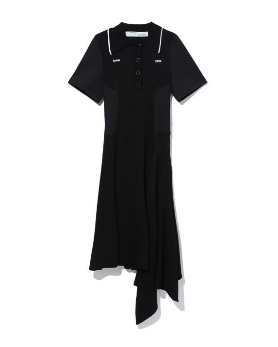 Elegant Long Asymmetrical Polo Dress