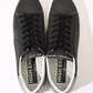 Black Leather Women Sneaker