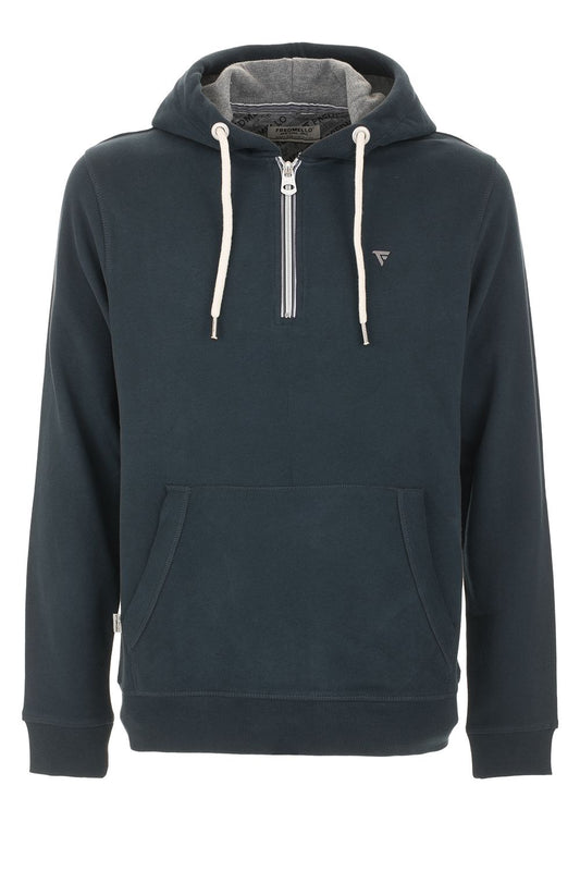 Blue Cotton Men Sweater