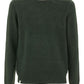 Green Cotton Men Sweater