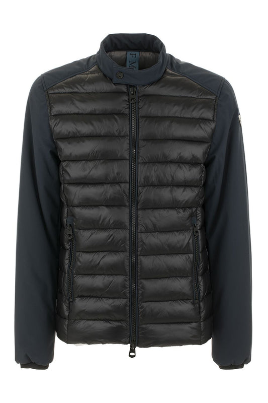 Black Polyamide Men Jacket