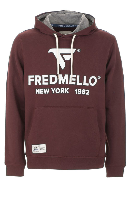 Red Cotton Men Sweater