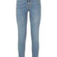 Light Blue Cotton Women Jeans
