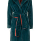 Green Polyester Women Coat