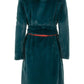 Green Polyester Women Coat