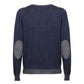 Chic Blue Cotton Sweatshirt for Men