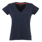 Blue Cotton Women T-Shirt