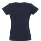 Blue Cotton Women T-Shirt