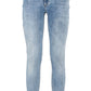 Chic Light Blue Skinny Fit Denim