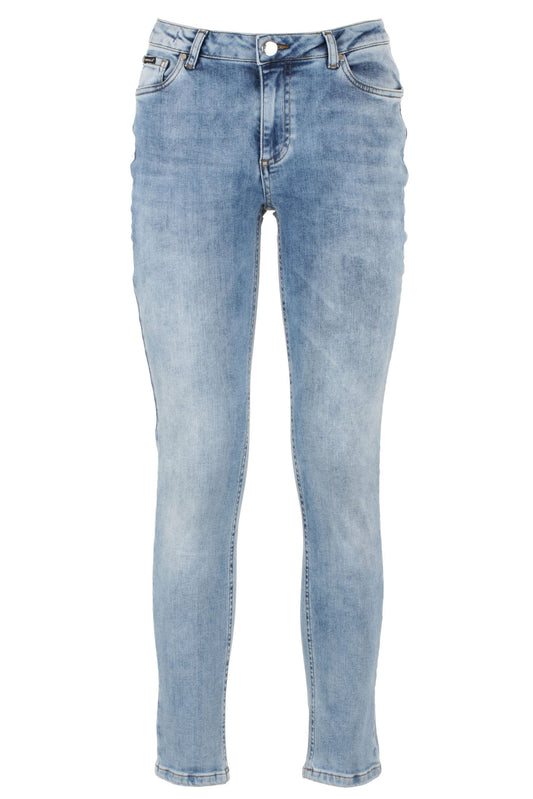 Chic Light Blue Skinny Fit Denim
