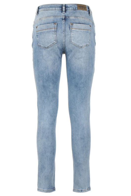 Chic Light Blue Skinny Fit Denim
