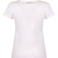 White Cotton Women T-Shirt