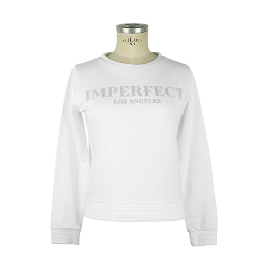 White Cotton Women's Sweater