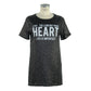 Chic Black Round Neck Tee for Her