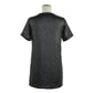 Chic Black Round Neck Tee for Her