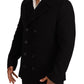 Elegant Double Breasted Wool-Blend Pea Coat