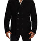 Elegant Double Breasted Wool-Blend Pea Coat