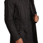 Chic Hooded Blouson Coat in Timeless Black