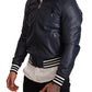 Elevate Your Style: Luxe Leather Bomber Jacket