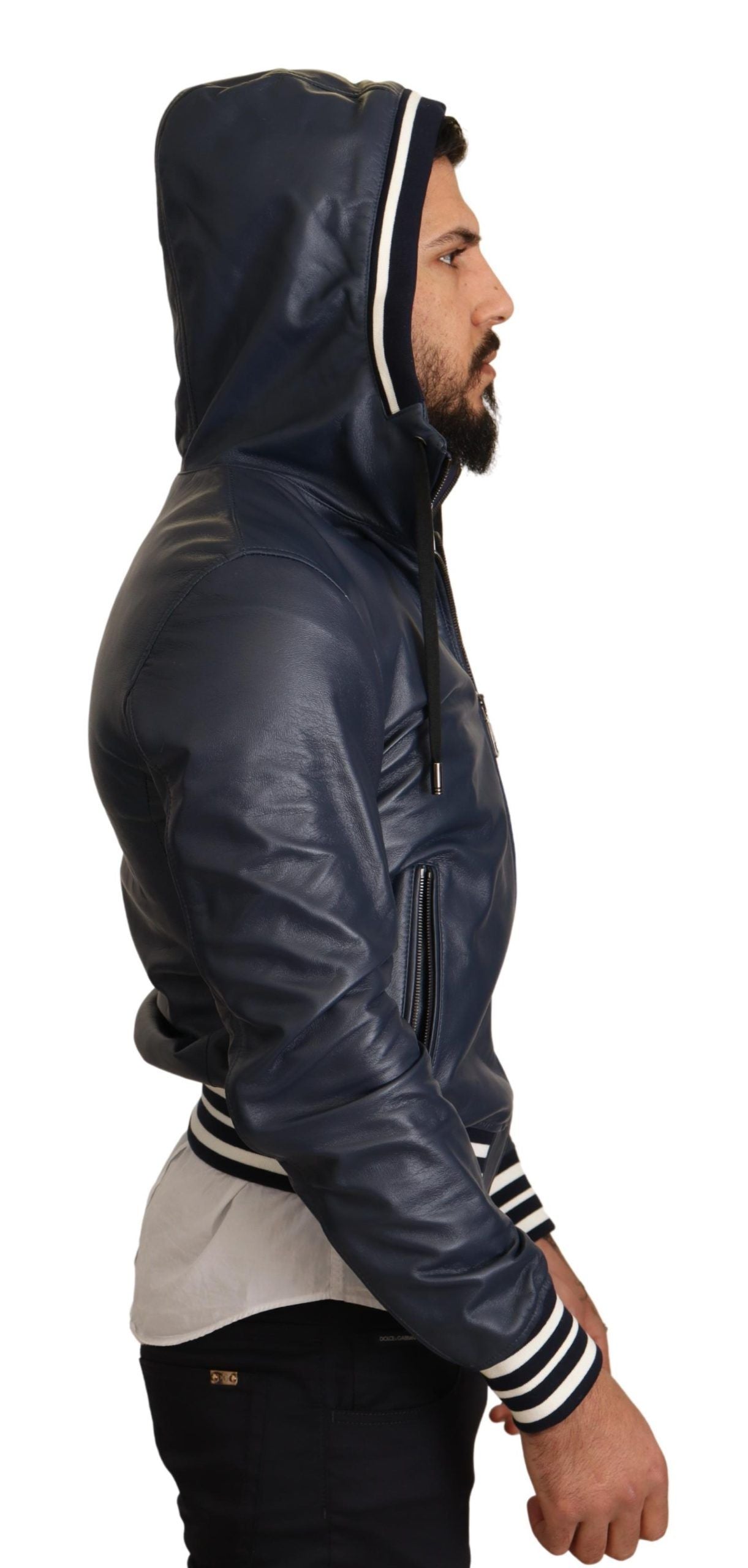 Elevate Your Style: Luxe Leather Bomber Jacket