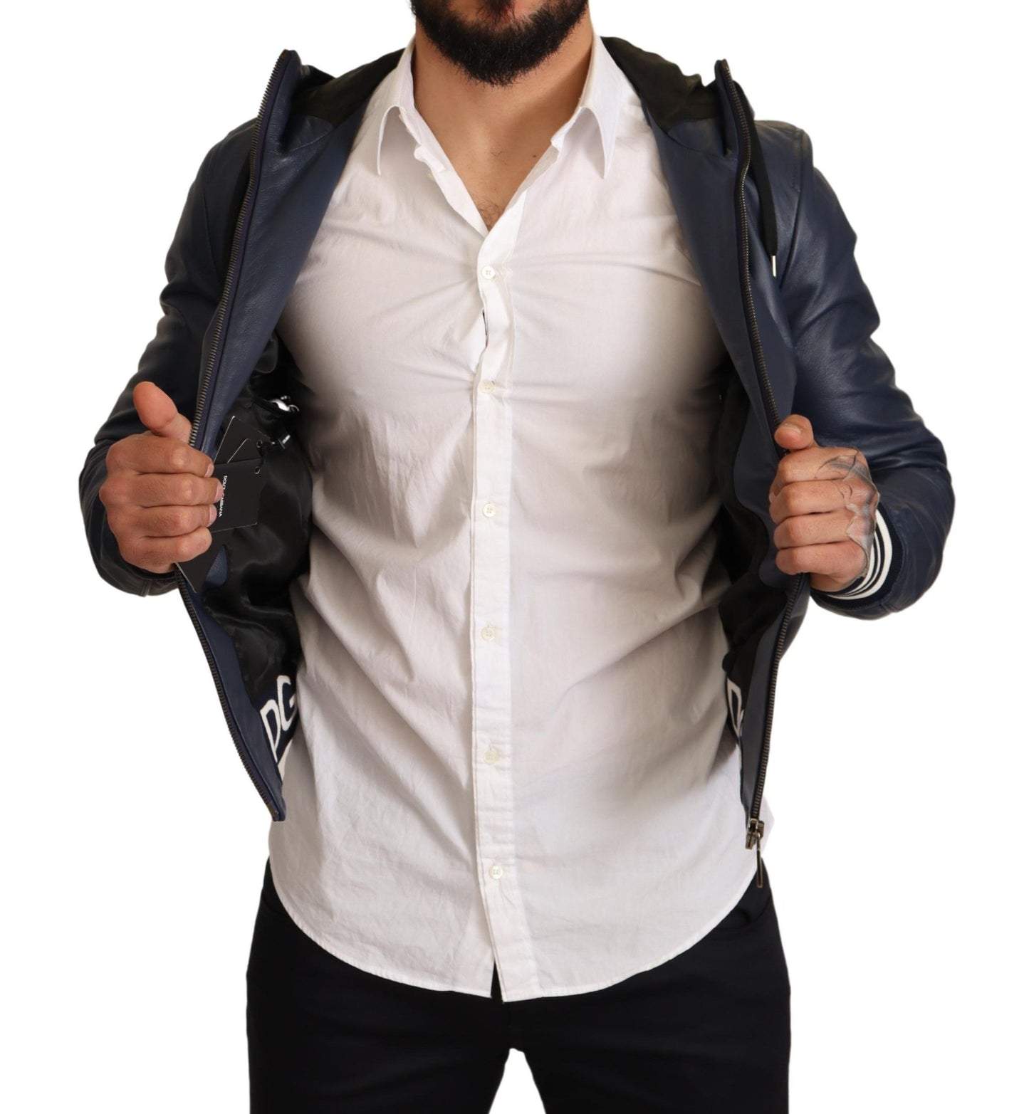 Elevate Your Style: Luxe Leather Bomber Jacket