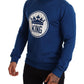 Royal Crown Motive Crewneck Sweater