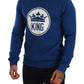 Royal Crown Motive Crewneck Sweater
