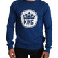Royal Crown Motive Crewneck Sweater