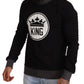Regal Crown Crewneck Cotton Sweater