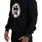 Regal Crown Motive Black Sweater