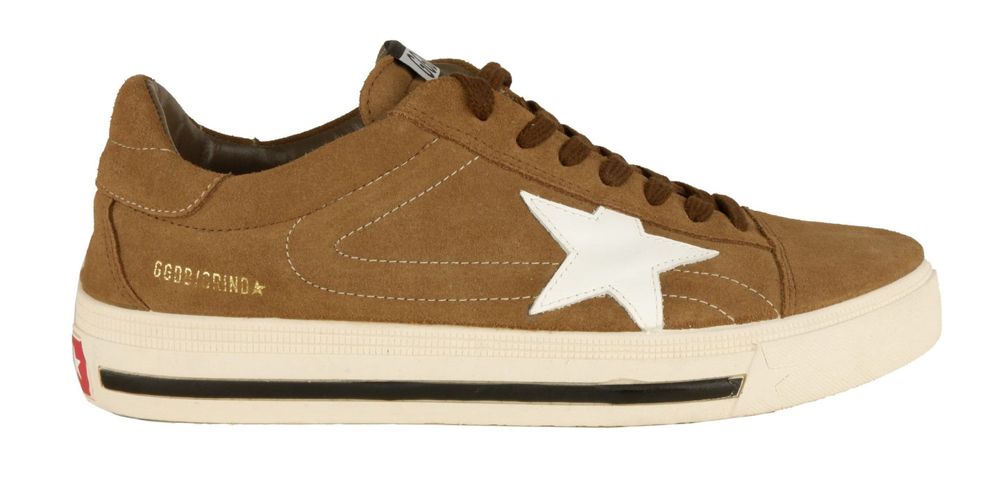 Brown Leather Men Sneaker